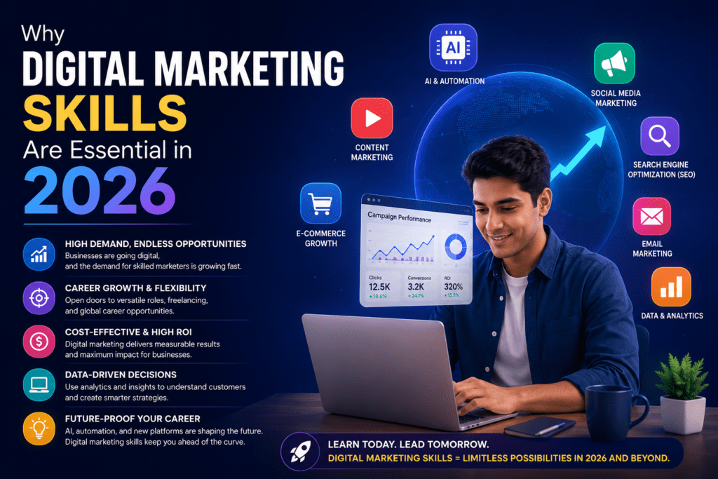 Why Digital Marketing Skills Are Essential in 2026