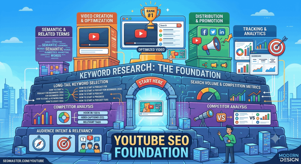Keyword research the foundation of YouTube SEO