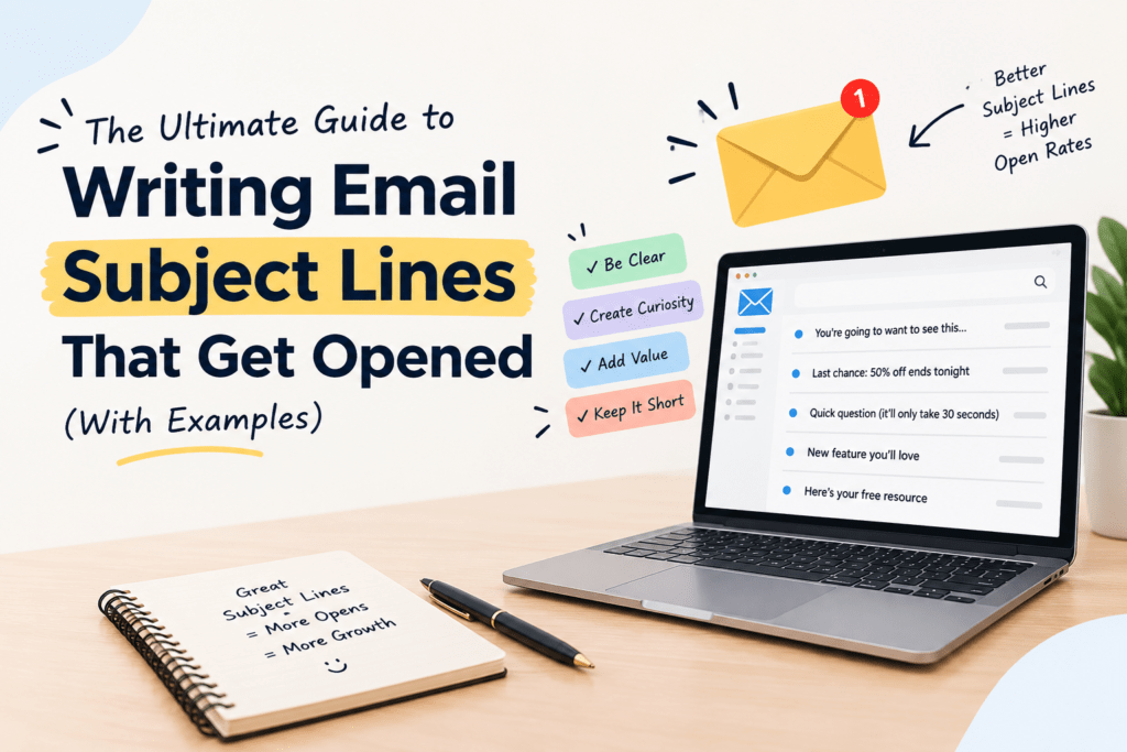 The Ultimate Guide to Writing Email Subject Lines That Get Opened (With Examples)
