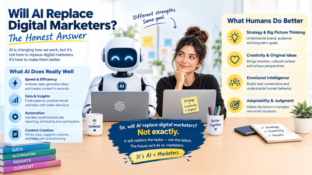 Will AI Replace Digital Marketers? The Honest Answer