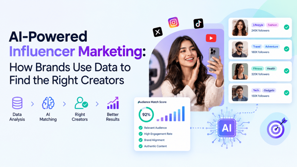 AI-Powered Influencer Marketing: How Brands Use Data to Find the Right Creators